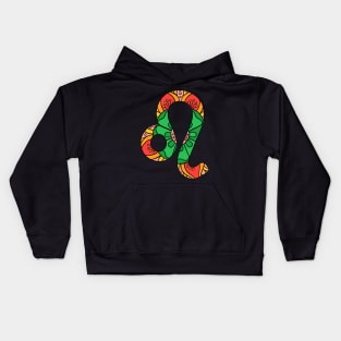 Leo Zodiac Sign Kids Hoodie